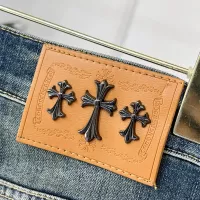 Cheap Chrome Hearts Jeans For Men #1334831 Replica Wholesale [$48.00 USD] [ITEM#1334831] on Replica Chrome Hearts Jeans