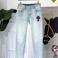 Cheap Chrome Hearts Jeans For Men #1334832 Replica Wholesale [$48.00 USD] [ITEM#1334832] on Replica Chrome Hearts Jeans
