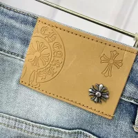 Cheap Chrome Hearts Jeans For Men #1334832 Replica Wholesale [$48.00 USD] [ITEM#1334832] on Replica Chrome Hearts Jeans