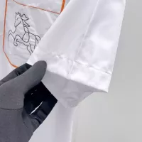 Cheap Hermes Shirts Short Sleeved For Men #1334837 Replica Wholesale [$42.00 USD] [ITEM#1334837] on Replica Hermes Shirts