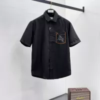 Cheap Hermes Shirts Short Sleeved For Men #1334838 Replica Wholesale [$42.00 USD] [ITEM#1334838] on Replica Hermes Shirts
