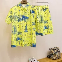 Cheap Louis Vuitton LV Tracksuits Short Sleeved For Men #1334899 Replica Wholesale [$64.00 USD] [ITEM#1334899] on Replica Louis Vuitton LV Tracksuits