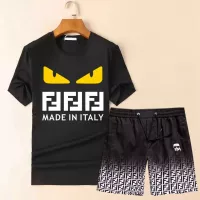 Cheap Fendi Tracksuits Short Sleeved For Men #1335099 Replica Wholesale [$68.00 USD] [ITEM#1335099] on Replica Fendi Tracksuits