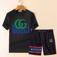 Cheap Gucci Tracksuits Short Sleeved For Men #1335110 Replica Wholesale [$68.00 USD] [ITEM#1335110] on Replica Gucci Tracksuits