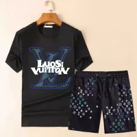 Cheap Louis Vuitton LV Tracksuits Short Sleeved For Men #1335112 Replica Wholesale [$68.00 USD] [ITEM#1335112] on Replica Louis Vuitton LV Tracksuits