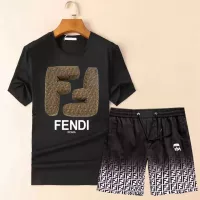 Cheap Fendi Tracksuits Short Sleeved For Men #1335115 Replica Wholesale [$68.00 USD] [ITEM#1335115] on Replica Fendi Tracksuits