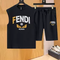 Cheap Fendi Tracksuits Sleeveless For Men #1335145 Replica Wholesale [$52.00 USD] [ITEM#1335145] on Replica Fendi Tracksuits
