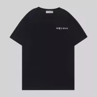 Cheap Alexander McQueen T-shirts Short Sleeved For Unisex #1335163 Replica Wholesale [$32.00 USD] [ITEM#1335163] on Replica Alexander McQueen T-shirts
