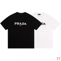 Cheap Prada T-Shirts Short Sleeved For Unisex #1335387 Replica Wholesale [$39.00 USD] [ITEM#1335387] on Replica Prada T-Shirts