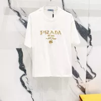 Cheap Prada T-Shirts Short Sleeved For Unisex #1335447 Replica Wholesale [$42.00 USD] [ITEM#1335447] on Replica Prada T-Shirts