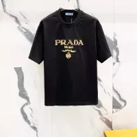 Cheap Prada T-Shirts Short Sleeved For Unisex #1335448 Replica Wholesale [$42.00 USD] [ITEM#1335448] on Replica Prada T-Shirts