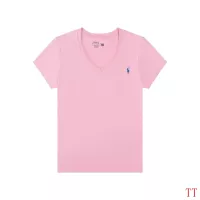 Cheap Ralph Lauren Polo T-Shirts Short Sleeved For Women #1335470 Replica Wholesale [$29.00 USD] [ITEM#1335470] on Replica Ralph Lauren Polo T-Shirts