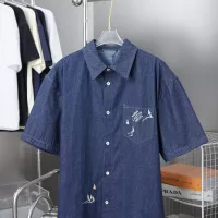 Cheap Louis Vuitton LV Shirts Short Sleeved For Unisex #1335541 Replica Wholesale [$72.00 USD] [ITEM#1335541] on Replica Louis Vuitton LV Shirts