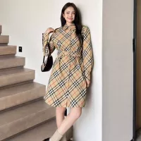 Cheap Burberry Dresses Long Sleeved For Women #1335830 Replica Wholesale [$85.00 USD] [ITEM#1335830] on Replica Burberry Dresses