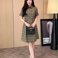 Cheap Burberry Dresses Short Sleeved For Women #1335843 Replica Wholesale [$85.00 USD] [ITEM#1335843] on Replica Burberry Dresses