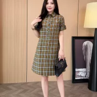 Cheap Burberry Dresses Short Sleeved For Women #1335843 Replica Wholesale [$85.00 USD] [ITEM#1335843] on Replica Burberry Dresses