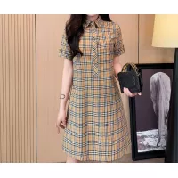 Cheap Burberry Dresses Short Sleeved For Women #1335844 Replica Wholesale [$85.00 USD] [ITEM#1335844] on Replica Burberry Dresses