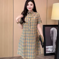 Cheap Burberry Dresses Short Sleeved For Women #1335844 Replica Wholesale [$85.00 USD] [ITEM#1335844] on Replica Burberry Dresses