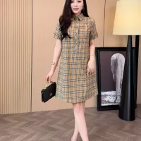 Cheap Burberry Dresses Short Sleeved For Women #1335844 Replica Wholesale [$85.00 USD] [ITEM#1335844] on Replica Burberry Dresses