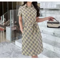 Cheap Burberry Dresses Short Sleeved For Women #1335845 Replica Wholesale [$85.00 USD] [ITEM#1335845] on Replica Burberry Dresses
