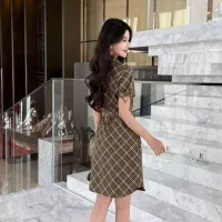 Cheap Burberry Dresses Short Sleeved For Women #1335852 Replica Wholesale [$85.00 USD] [ITEM#1335852] on Replica Burberry Dresses