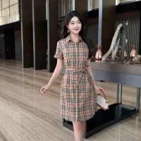 Cheap Burberry Dresses Short Sleeved For Women #1335859 Replica Wholesale [$85.00 USD] [ITEM#1335859] on Replica Burberry Dresses