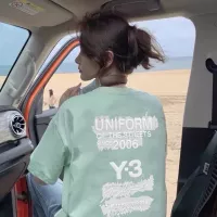 Cheap Y-3 T-Shirts Short Sleeved For Unisex #1335942 Replica Wholesale [$92.00 USD] [ITEM#1335942] on Replica Y-3 T-Shirts