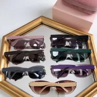Cheap MIU MIU AAA Quality Sunglasses #1336037 Replica Wholesale [$60.00 USD] [ITEM#1336037] on Replica MIU MIU AAA Sunglasses