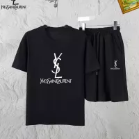 Cheap Yves Saint Laurent YSL Tracksuits Short Sleeved For Men #1336067 Replica Wholesale [$48.00 USD] [ITEM#1336067] on Replica Yves Saint Laurent YSL Tracksuits