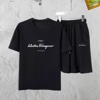 Cheap Salvatore Ferragamo Tracksuits Short Sleeved For Men #1336076 Replica Wholesale [$48.00 USD] [ITEM#1336076] on Replica Salvatore Ferragamo Tracksuits