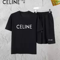 Cheap Celine Tracksuits Short Sleeved For Men #1336104 Replica Wholesale [$48.00 USD] [ITEM#1336104] on Replica Celine Tracksuits