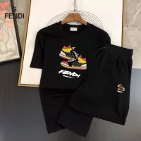 Cheap Fendi Tracksuits Short Sleeved For Men #1336127 Replica Wholesale [$48.00 USD] [ITEM#1336127] on Replica Fendi Tracksuits