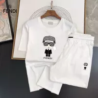 Cheap Fendi Tracksuits Short Sleeved For Men #1336136 Replica Wholesale [$48.00 USD] [ITEM#1336136] on Replica Fendi Tracksuits