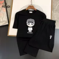 Cheap Fendi Tracksuits Short Sleeved For Men #1336137 Replica Wholesale [$48.00 USD] [ITEM#1336137] on Replica Fendi Tracksuits