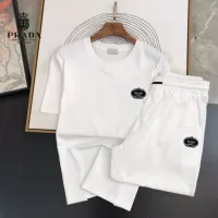 Cheap Prada Tracksuits Short Sleeved For Men #1336165 Replica Wholesale [$48.00 USD] [ITEM#1336165] on Replica Prada Tracksuits