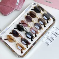 Cheap MIU MIU AAA Quality Sunglasses #1336899 Replica Wholesale [$60.00 USD] [ITEM#1336899] on Replica MIU MIU AAA Sunglasses
