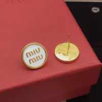 Cheap MIU MIU Earrings For Women #1336973 Replica Wholesale [$27.00 USD] [ITEM#1336973] on Replica MIU MIU Earrings