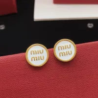 Cheap MIU MIU Earrings For Women #1336973 Replica Wholesale [$27.00 USD] [ITEM#1336973] on Replica MIU MIU Earrings