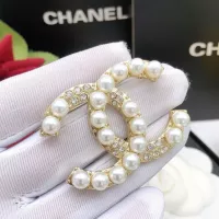 Cheap Chanel Brooches For Women #1337048 Replica Wholesale [$29.00 USD] [ITEM#1337048] on Replica Chanel Brooches