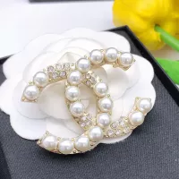 Cheap Chanel Brooches For Women #1337048 Replica Wholesale [$29.00 USD] [ITEM#1337048] on Replica Chanel Brooches
