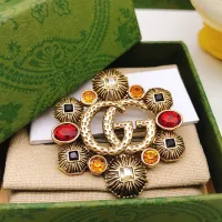 Cheap Gucci Brooches For Women #1337049 Replica Wholesale [$29.00 USD] [ITEM#1337049] on Replica Gucci Brooches