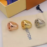 Cheap Louis Vuitton LV Rings In Gold #1337069 Replica Wholesale [$25.00 USD] [ITEM#1337069] on Replica Louis Vuitton LV Rings