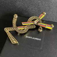Cheap Yves Saint Laurent Brooches For Women #1337161 Replica Wholesale [$29.00 USD] [ITEM#1337161] on Replica Yves Saint Laurent Brooches