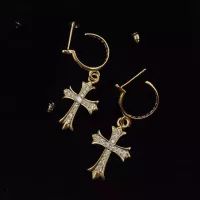 Cheap Chrome Hearts Earrings For Women #1337232 Replica Wholesale [$34.00 USD] [ITEM#1337232] on Replica Chrome Hearts Earrings