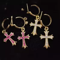 Cheap Chrome Hearts Earrings For Women #1337232 Replica Wholesale [$34.00 USD] [ITEM#1337232] on Replica Chrome Hearts Earrings