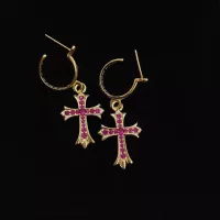 Cheap Chrome Hearts Earrings For Women #1337233 Replica Wholesale [$34.00 USD] [ITEM#1337233] on Replica Chrome Hearts Earrings