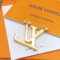 Cheap Louis Vuitton LV Brooches For Women #1337543 Replica Wholesale [$32.00 USD] [ITEM#1337543] on Replica Louis Vuitton LV Brooches