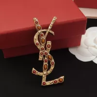 Cheap Yves Saint Laurent Brooches For Women #1337621 Replica Wholesale [$34.00 USD] [ITEM#1337621] on Replica Yves Saint Laurent Brooches