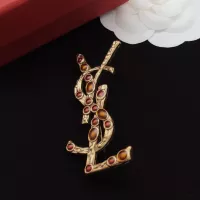 Cheap Yves Saint Laurent Brooches For Women #1337621 Replica Wholesale [$34.00 USD] [ITEM#1337621] on Replica Yves Saint Laurent Brooches