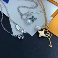 Cheap Louis Vuitton Necklaces For Women #1337662 Replica Wholesale [$38.00 USD] [ITEM#1337662] on Replica Louis Vuitton Necklaces
